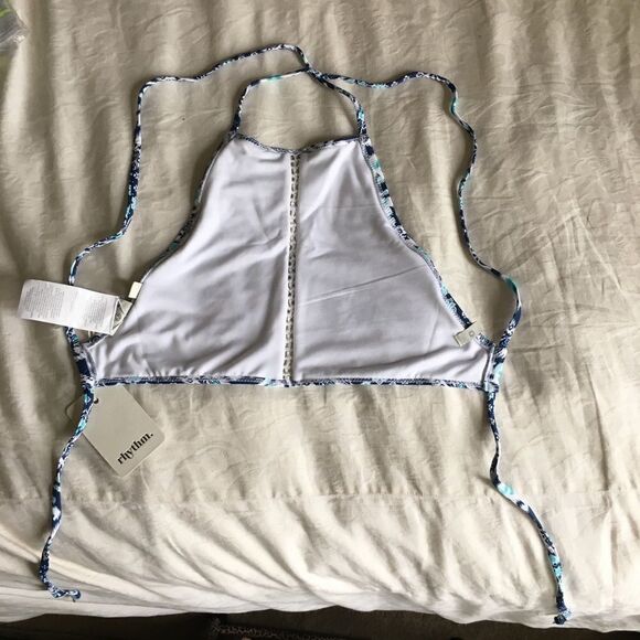 NWT Rhythm Uluwatu Apron Top size M Navy - Picture 2 of 4